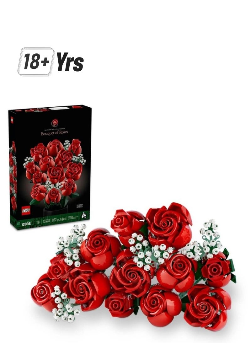 LEGO Icons Bouquet Of Roses 10328 Building Set (822 Pieces)  - Image 1