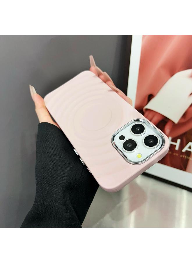 S-TOP Case For iPhone 11 Pro Max Wave MagSafe Silver Lens Frame TPU Phone Case - Image 1