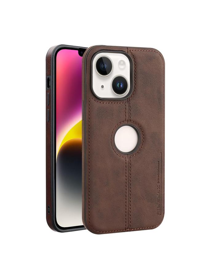 اس-توب جراب هاتف من الجلد بتصميم كريزي هورس لهاتف آيفون 14 بلس - Image 1