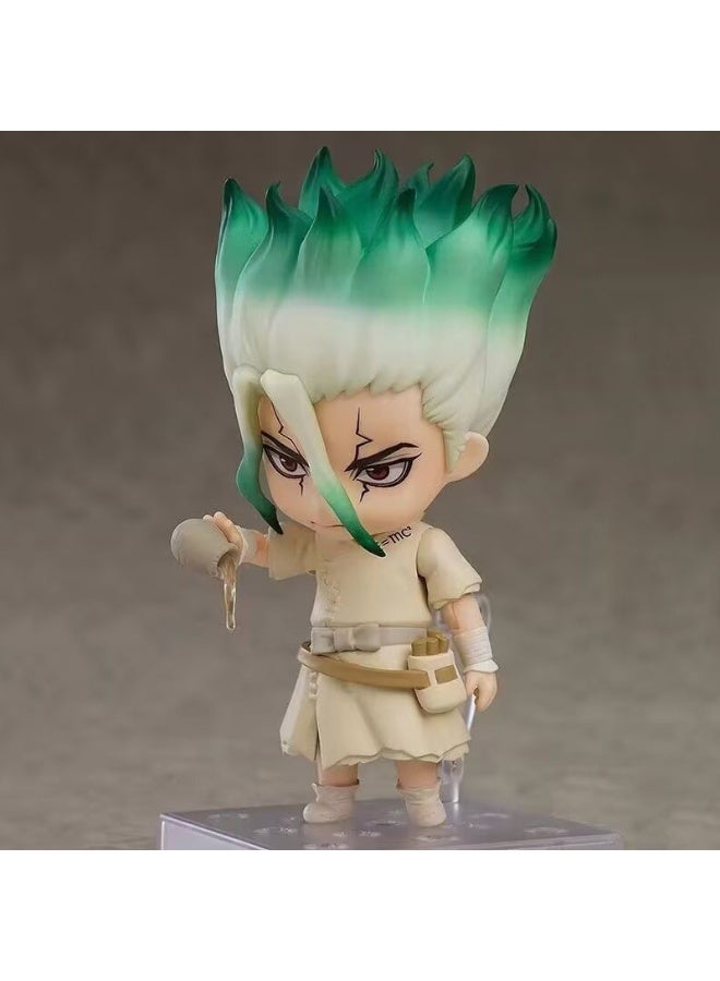 عام الدكتور حجر إيشيجامي سينكو المنقولة استبدال الوجه دمية نموذج الديكور سطح المكتب الديكور لعبة هدية للعائلة والأصدقاء - Image 3