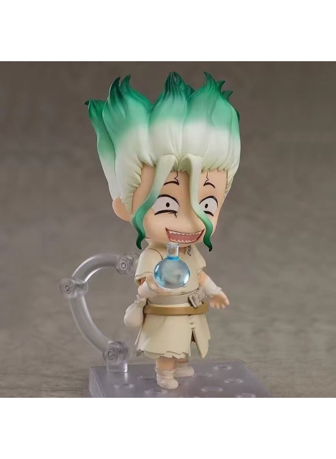 عام الدكتور حجر إيشيجامي سينكو المنقولة استبدال الوجه دمية نموذج الديكور سطح المكتب الديكور لعبة هدية للعائلة والأصدقاء - Image 4