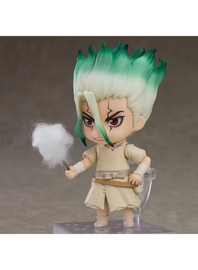 عام الدكتور حجر إيشيجامي سينكو المنقولة استبدال الوجه دمية نموذج الديكور سطح المكتب الديكور لعبة هدية للعائلة والأصدقاء - Image 2