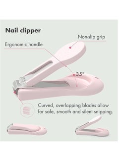 Generic Baby Care Set With Cute Case Nail Clippers Scissors  File & Tweezers Baby Manicure Kit And Pedicure Kit For Newborn Infant Toddler Kids  - Image 2