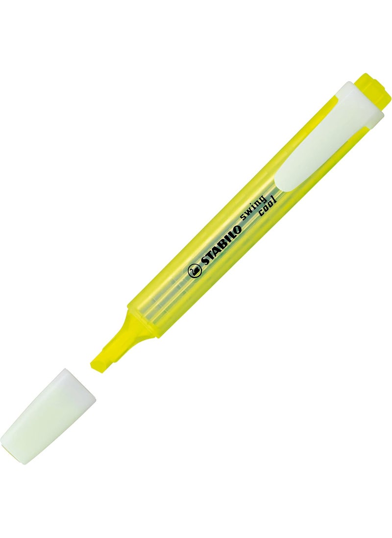 STABILO STABILO 14 mm Swing Cool Highlighter Yellow  - Image 1