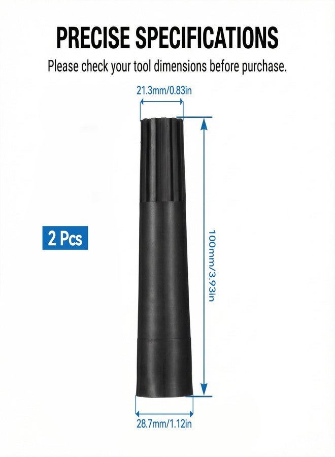 Bruislard 2 Pcs Squeegee Adapter, Changes The Threaded Tip to a Standard Friction Taper Fit, Broom Handle Adapter - Image 2
