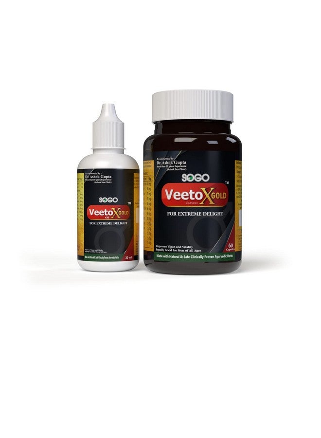 Sogo Teleshoping Veeto X Gold: Ayurvedic Capsule & Oil By Dr. Ashok Gupta - Image 1