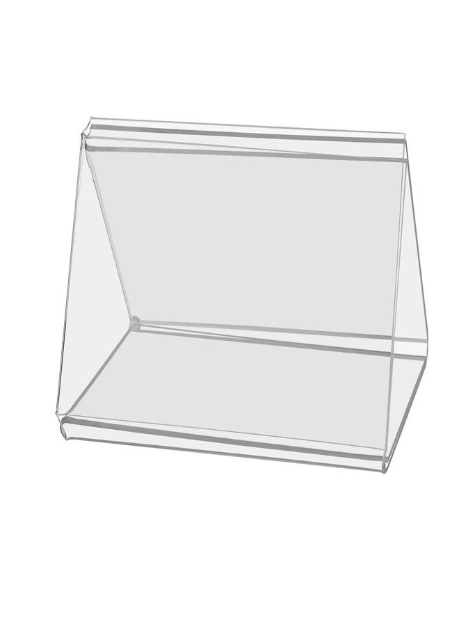 Marketing Holders Three Sided Sign Holder 5 x 7 Inch Multi Panel Layout Table Tent Display Documents Itinerary Agenda Office Hours Instructions Clear Acrylic in Offices Workplaces Libraries by Marketing Holders - Image 4