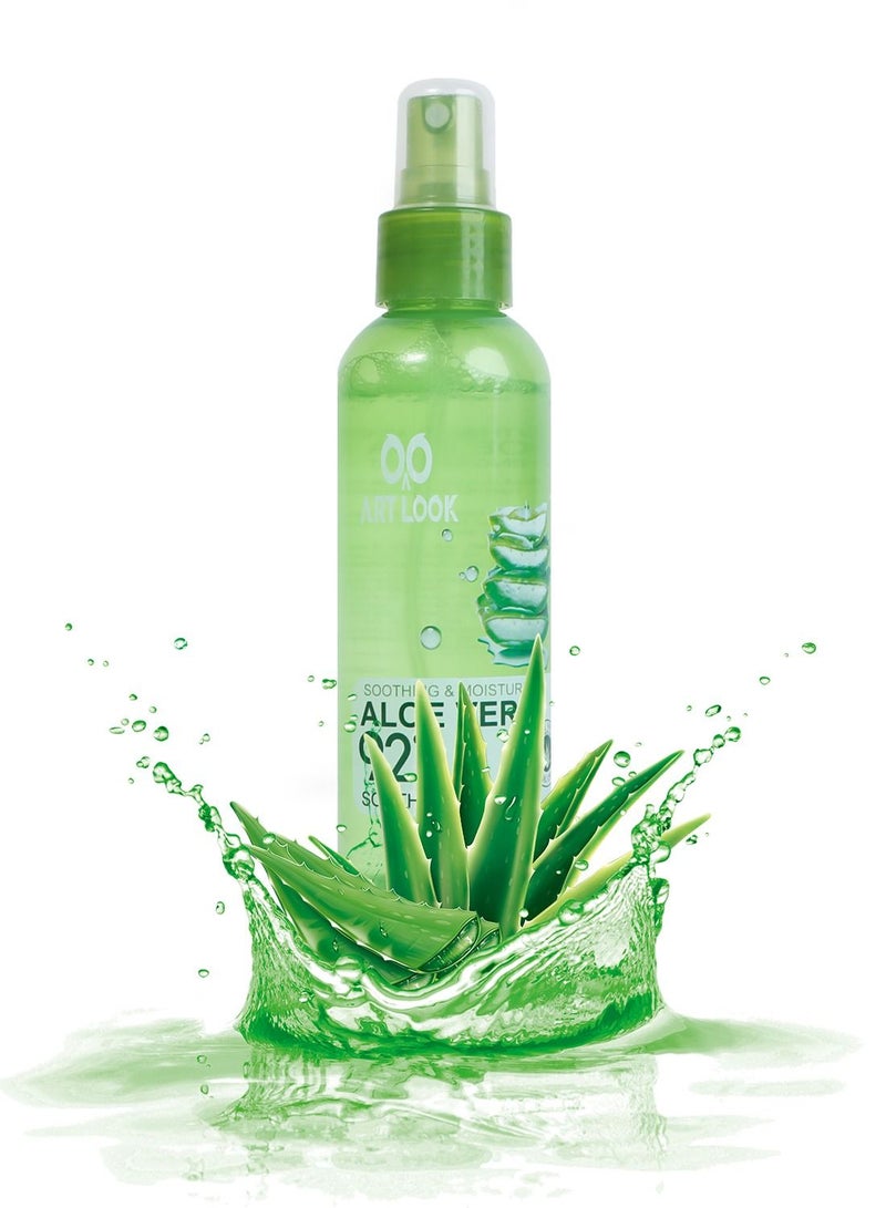 ARTLOOK Soothing & Moisture Aloe VERA 92% Clear -3 Piece150ml - Image 2