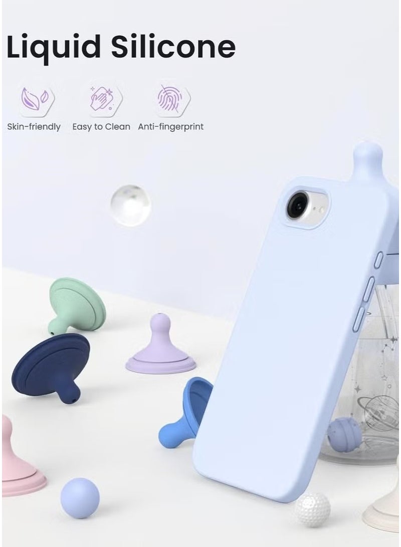 Gulf Trend iPhone 17e Soft Silicone Case with Premium Microfiber Lining, Shockproof Anti-Scratch Protective Cover, Slim Flexible Phone Case, Raised Camera & Screen Protection, Anti-Fingerprint Comfortable Grip, Precise Cutouts, Lightweight Cover for iPhone 17e 6.1 Inch - Image 4