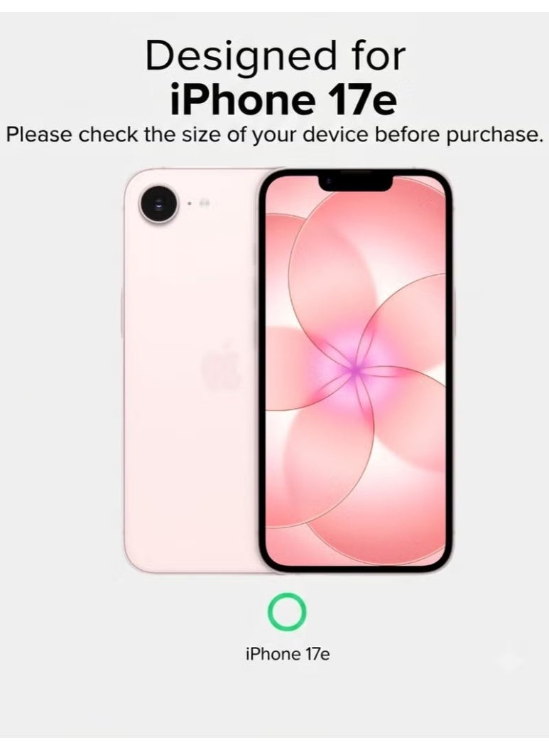 Gulf Trend iPhone 17e Soft Silicone Case with Premium Microfiber Lining, Shockproof Anti-Scratch Protective Cover, Slim Flexible Phone Case, Raised Camera & Screen Protection, Anti-Fingerprint Comfortable Grip, Precise Cutouts, Lightweight Cover for iPhone 17e 6.1 Inch - Image 2