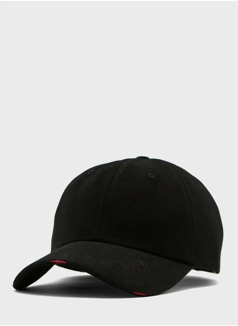 Seventy Five Distressed Curve Peak Cap