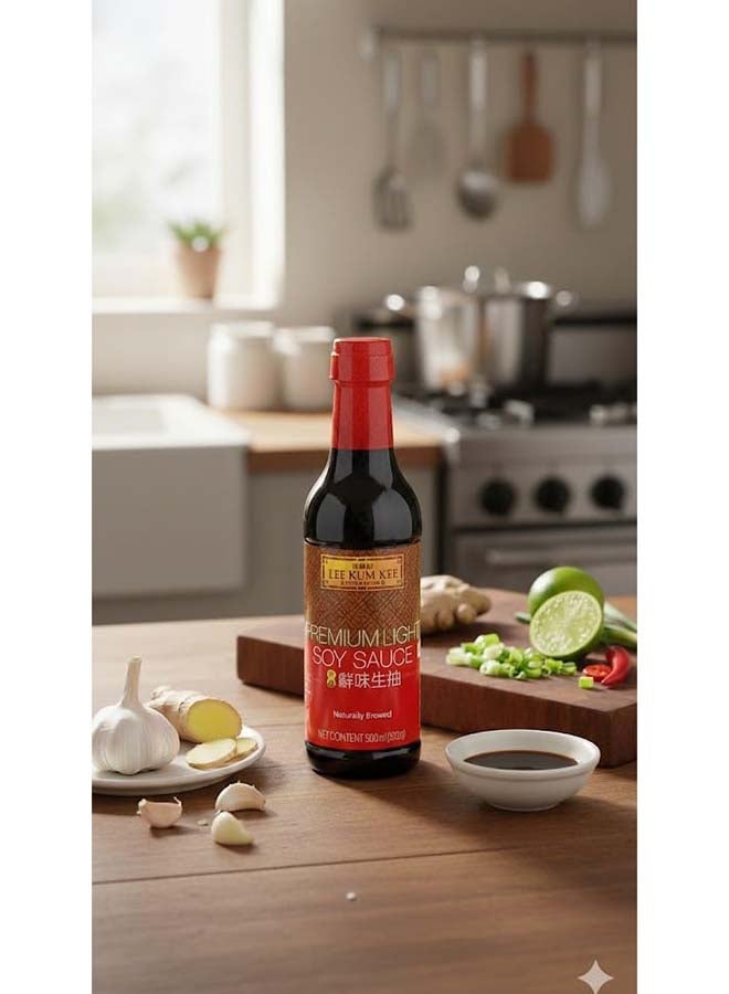 Lee Kum Kee Light Soy Sauce, Premium Seasoning & Cooking Sauce, 500ml - Image 3