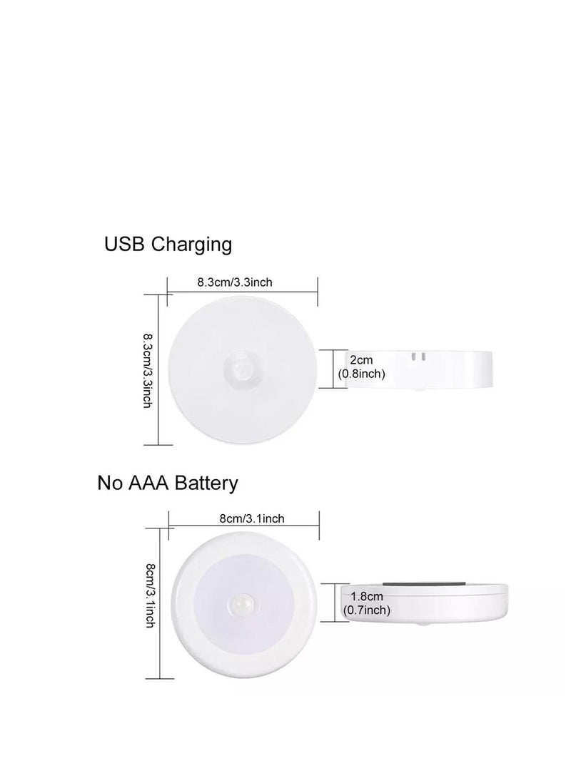 1pc Wireless Motion Sensor Night Light, Bedroom Decor Light, 6LED Detector Wall Decorative Lamp, Intelligent induction lamp, For Staircase Closet Room  - Image 5