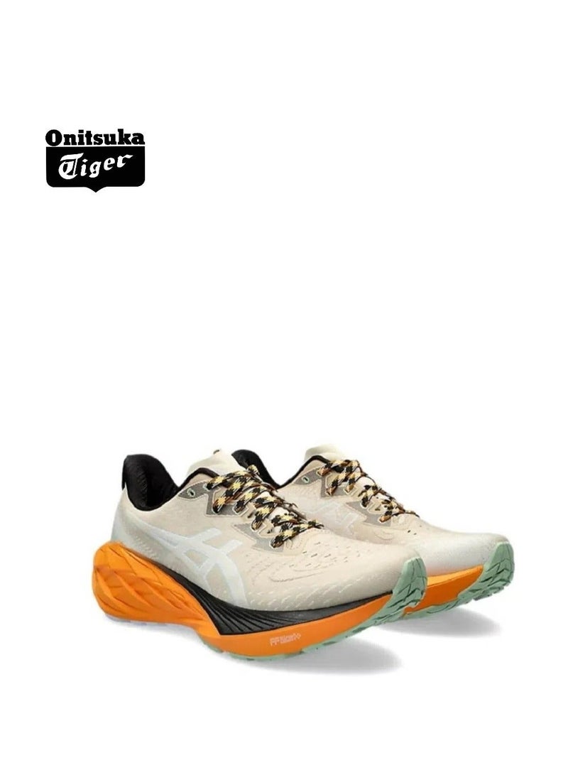 Onitsuka Tiger Beige/Yellow Running Shoes for Beginners, Marathon & Long Distance Running - Image 2