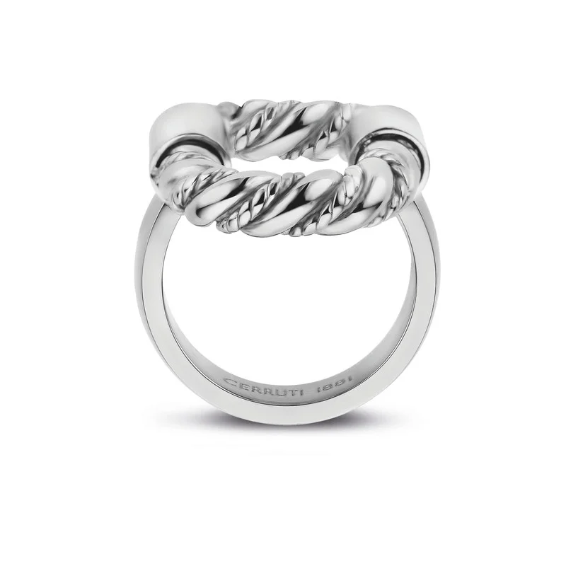 CERRUTI 1881 Giulia Stainless Steel Finger Ring For Women