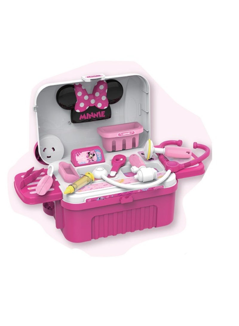 Disney Minnie Mouse Doctor Set Trolley Case 3-in-1 | Multifunctional Playset | Doctor Playset | Interactive Playset | Imaginative Play | Role Play | Pretend Play | Gift for Kids and Toddlers - Image 2