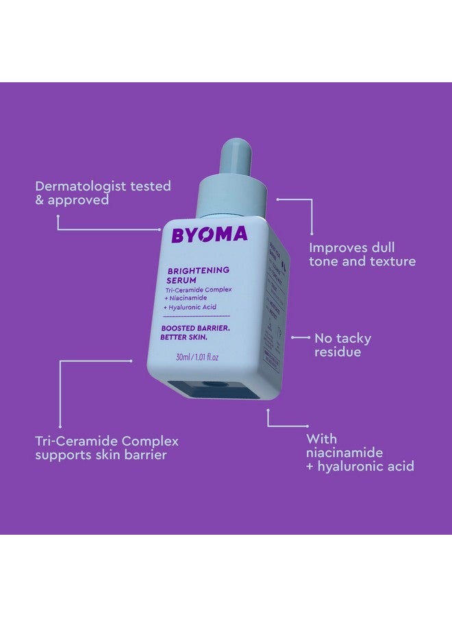 بيوما مصل تفتيح مصل إصلاح الحاجز، مصل تفتيح وترطيب الوجه مع حمض الهيالورونيك والنياسيناميد والسيراميد، مصل حمض الهيالورونيك لبشرة متوهجة ومشرقة 1.01 أونصة سائلة. أوز - Image 4