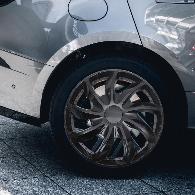 🚗 غطاء سيارة مقاس 4 إنش 4 قطع ملحقات تعديل السيارات لون عشوائي - Image 4