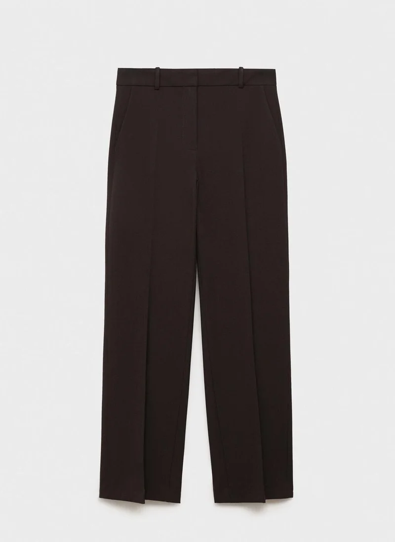 مانجو بنطلون بدلة بقصة مستقيمة