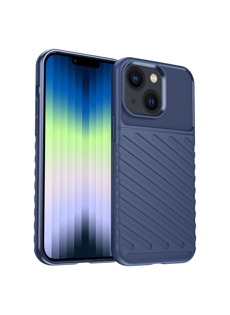 Generic - Case Cover For iPhone 14 Plus Thunderbolt Shockproof TPU Phone Case Blue - Image 1