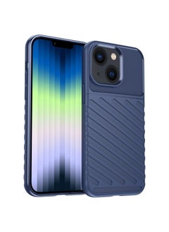 Case Cover For iPhone 14 Plus Thunderbolt Shockproof TPU Phone Case Blue