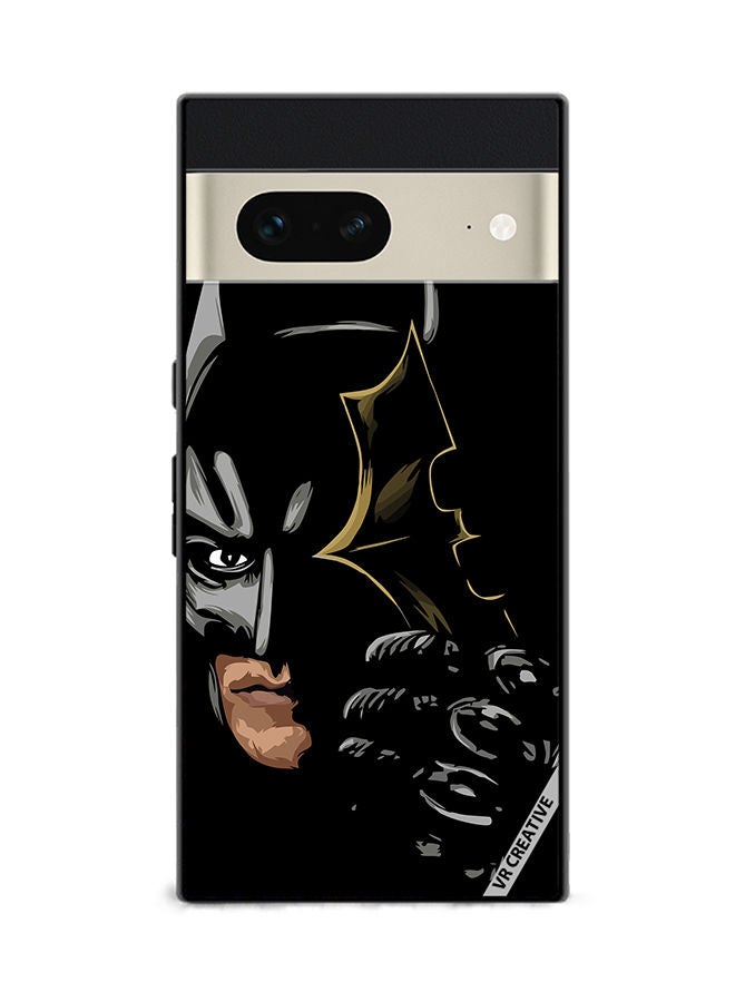 VR CREATIVE Protective Case Cover For Google Pixel 7 Batman Black Design Multicolour - Image 1