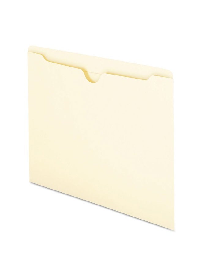 Smead File Jacket, Reinforced Straight-Cut Tab, Flat-No Expansion, Letter Size, Manila, 100 per Box (75500) - Image 4