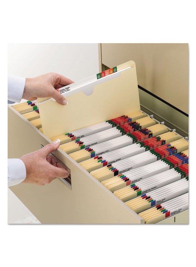 Smead File Jacket, Reinforced Straight-Cut Tab, Flat-No Expansion, Letter Size, Manila, 100 per Box (75500) - Image 3