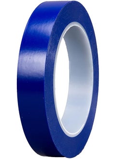 3M 3M Vinyl Tape 471+, Indigo, 1/2 in x 36 yd, 5.3 mil, 72 rolls per case, PN6408,Blue 