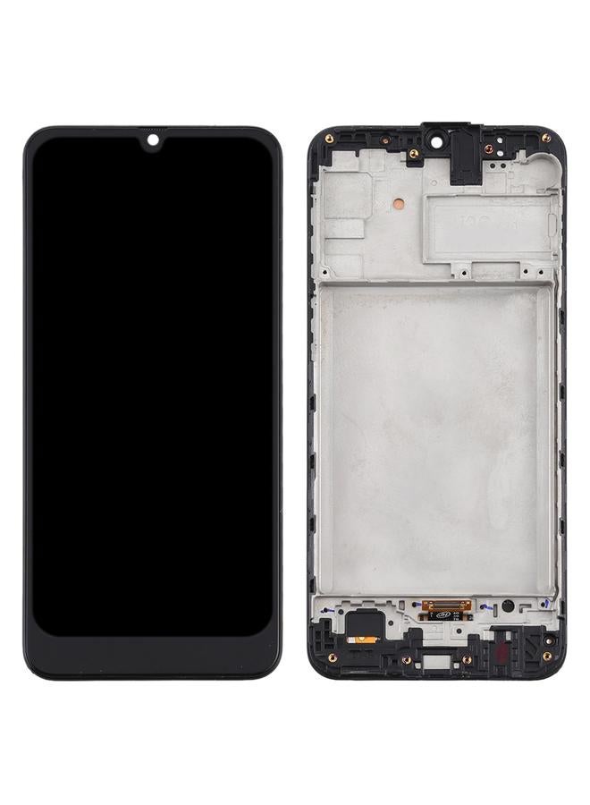 Replacement TFT LCD Screen for Samsung Galaxy M21 / SM-M215 Digitizer Full Assembly with Frame Black - Image 3