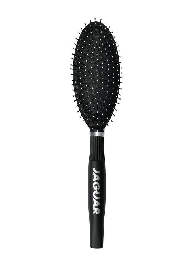 Jaguar SP1 Vent Lightweight Detangling & Styling hairbrush for Fast Blow-Drying Anti-Static, Scalp-Friendly Pins Professional Salon Brush for All Hair Types (Oval Cushion Brush (detangling for wet hair))