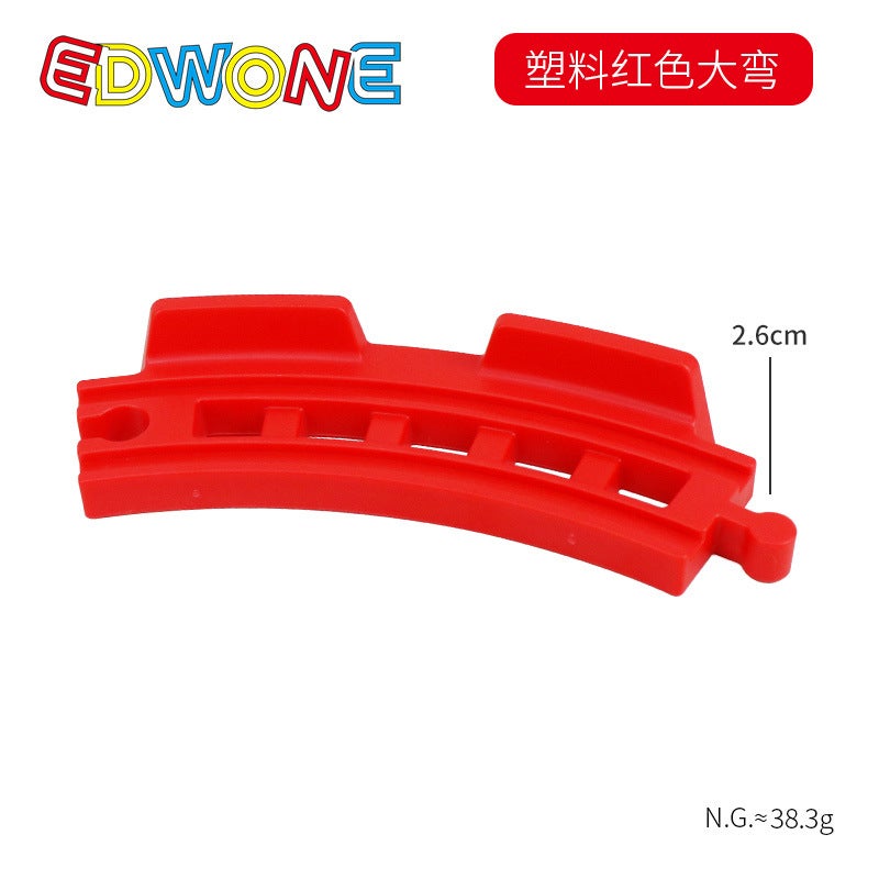 Edwone Wooden Track Magnetic Train Toy Wooden Track Scene Accessories Beech Track Children Toys - Image 1