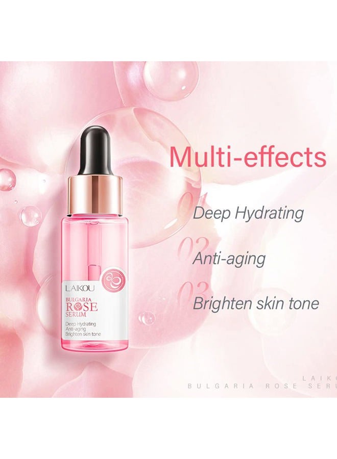 BEUKING Rose Facial Moisturizing Serum Anti-Aging Anti-Wrinkle Smooth Essence Improve Face Skin Daily Skin Care, Brighten, Hydrate, Firm and Reveal Radiant Skin - Image 5