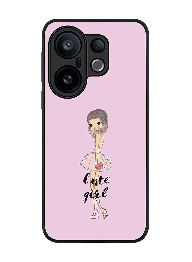 Stylizedd For vivo X200 FE / S30 Pro mini Case,Slim fit Camera Protection, Shockproof Thin Phone cover  - Coy Cute Girl