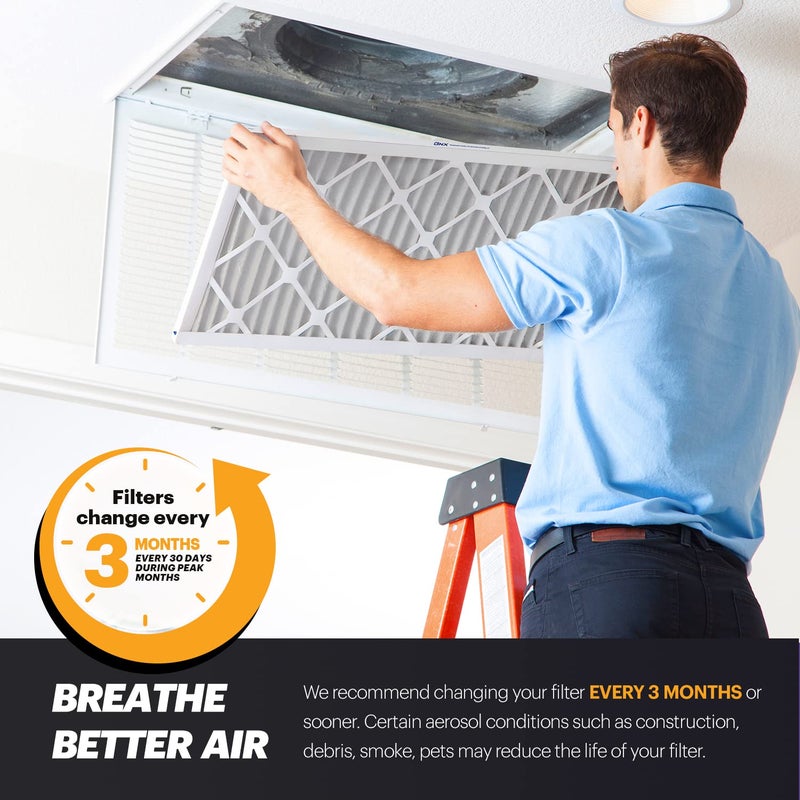 BNX TruFilter 20x20x1 Air Filter MERV 11 (6-Pack) - MADE IN USA - Allergen Defense Electrostatic Pleated Air Conditioner HVAC AC Furnace Filters for Allergies, Dust, Pet, Smoke, Allergy MPR 1200 FPR 7 - Image 5