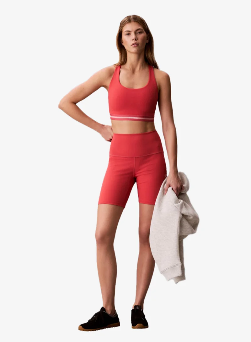 Calvin Klein Sports Wine Blossom Icon Sport Medium Support Bra for Women | Best Price UAE