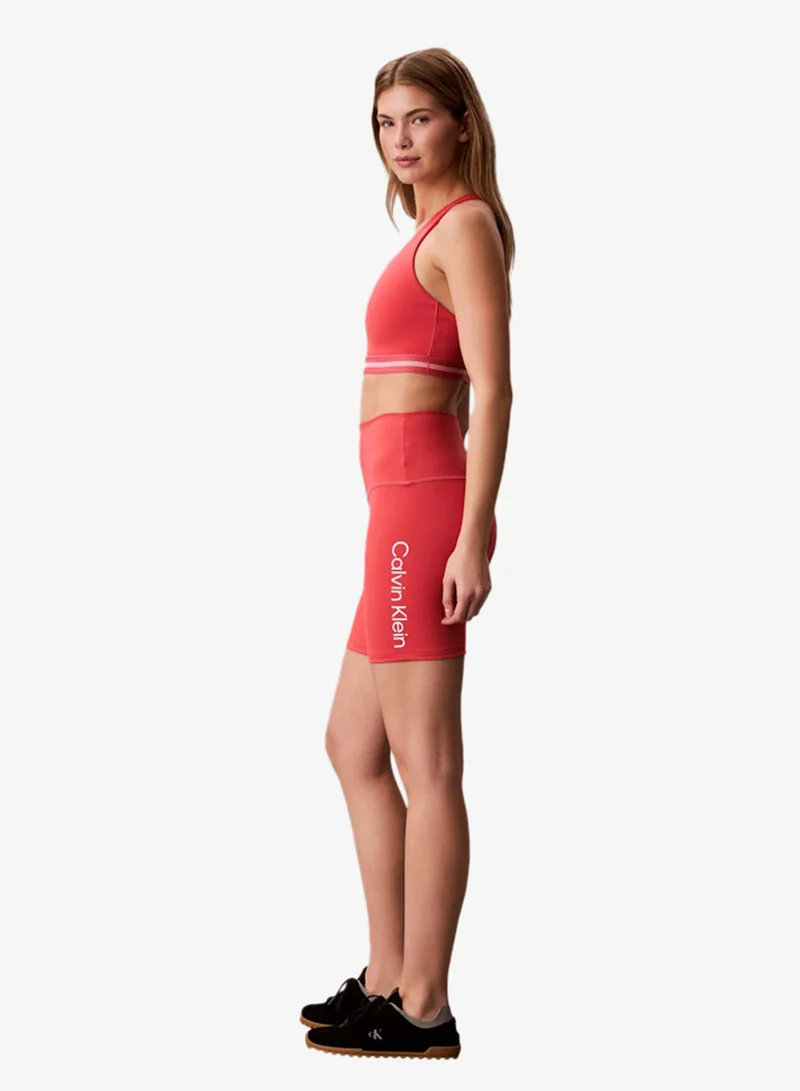 Calvin Klein Sports Wine Blossom Icon Sport Medium Support Bra for Women | Best Price UAE
