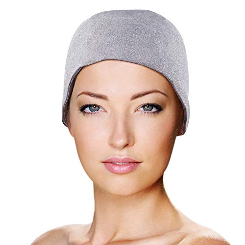 Migraine Gel Full Head Coverage Ice Hat by FOMI Care Cranial Cold Cap Top and Side Skull Cooling Headache and Chemo Recovery Pack Wearable Therapy Wrap for Sinus Stress Pressure Pain Relief
