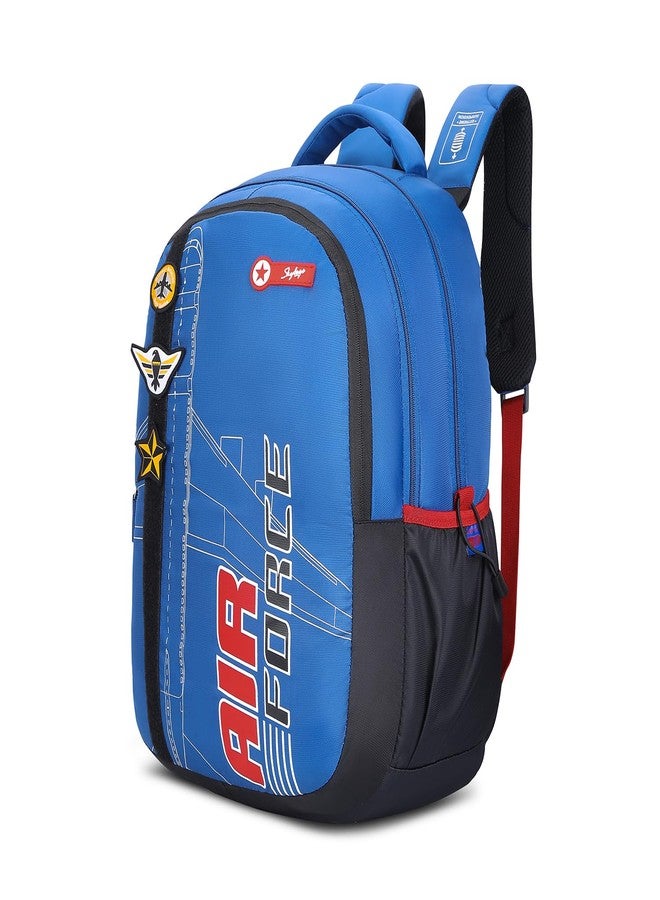 Skybags Maze PRO 05 School Backpack Blue Black - Image 5