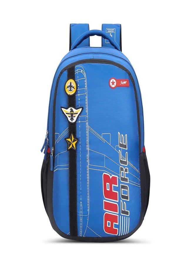 Skybags Maze PRO 05 School Backpack Blue Black - Image 1
