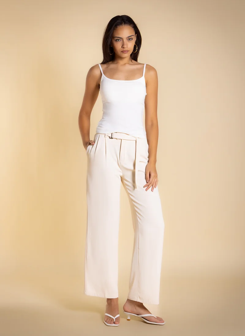 شايبس TAILORED TROUSERS WITH BELT