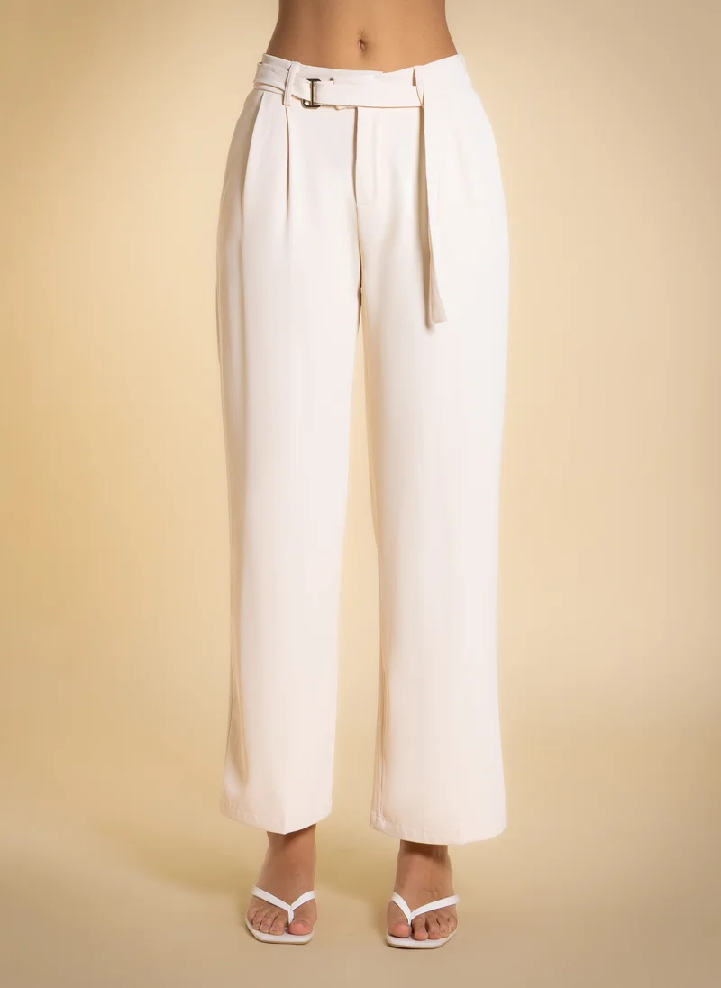 شايبس TAILORED TROUSERS WITH BELT