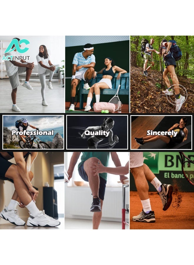 jaexest Compression Socks Plantar Fasciitis for Women Men - 8-15 mmHg Best for Athletic,Support,Flight Travel,Nurses,Hiking - Image 3