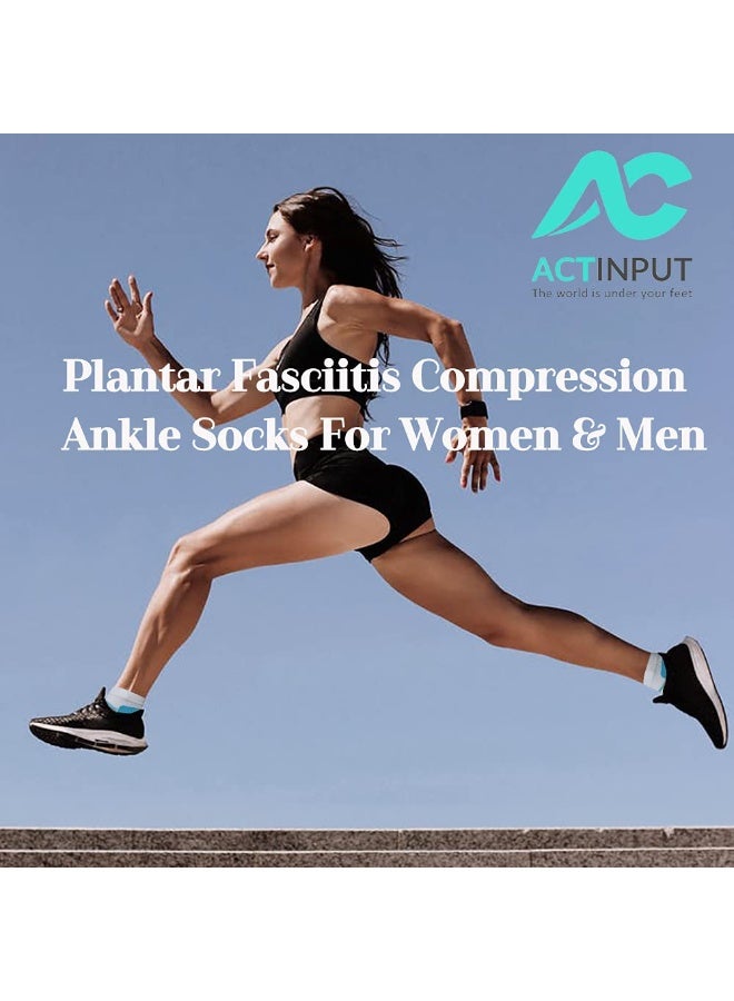 jaexest Compression Socks Plantar Fasciitis for Women Men - 8-15 mmHg Best for Athletic,Support,Flight Travel,Nurses,Hiking - Image 4