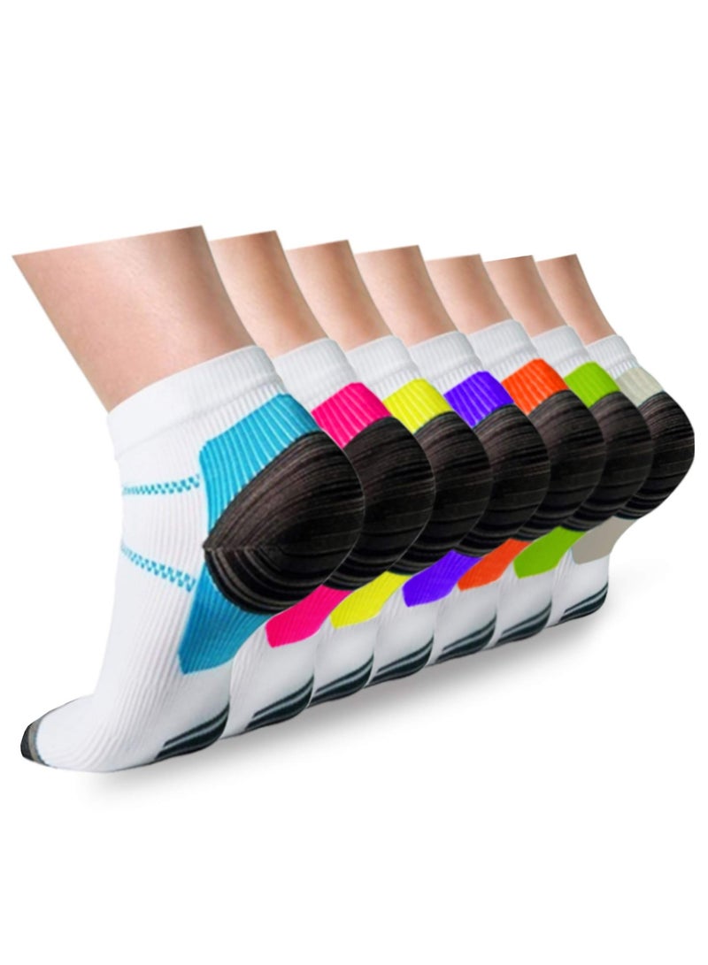 jaexest Compression Socks Plantar Fasciitis for Women Men - 8-15 mmHg Best for Athletic,Support,Flight Travel,Nurses,Hiking - Image 1