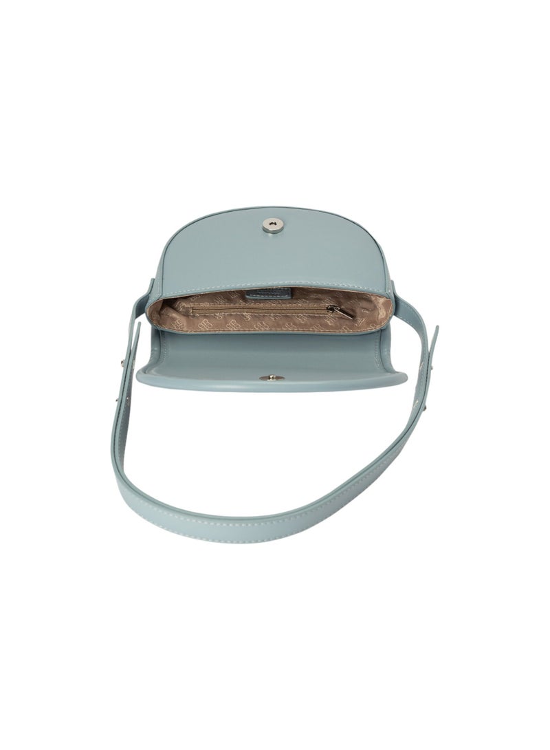 Bata Solid Shoulder Bag with Chain Detail Strap - Image 4