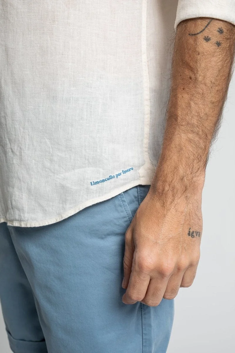Jaqk Bali Linen Shirt - Milk
