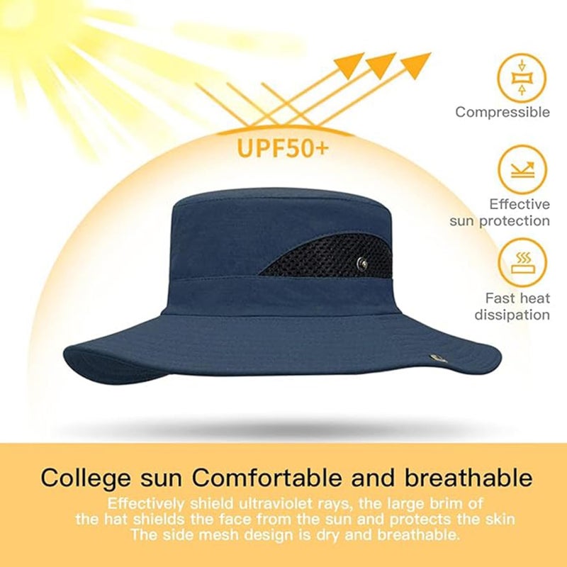 HSR Lightweight Breathable Stylish Summer Hat Cap for Men Women, UV Protection, Sun Protection Round Cap for Travel, Hiking, Gardning, Fishing for Men Women - Image 4