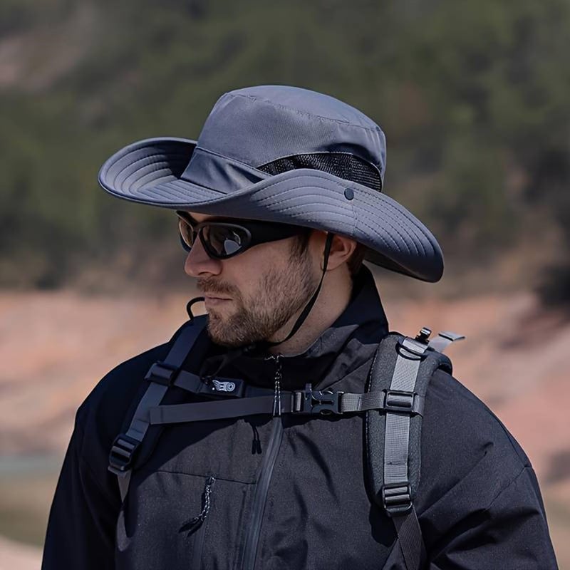 HSR Lightweight Breathable Stylish Summer Hat Cap for Men Women, UV Protection, Sun Protection Round Cap for Travel, Hiking, Gardning, Fishing for Men Women - Image 2