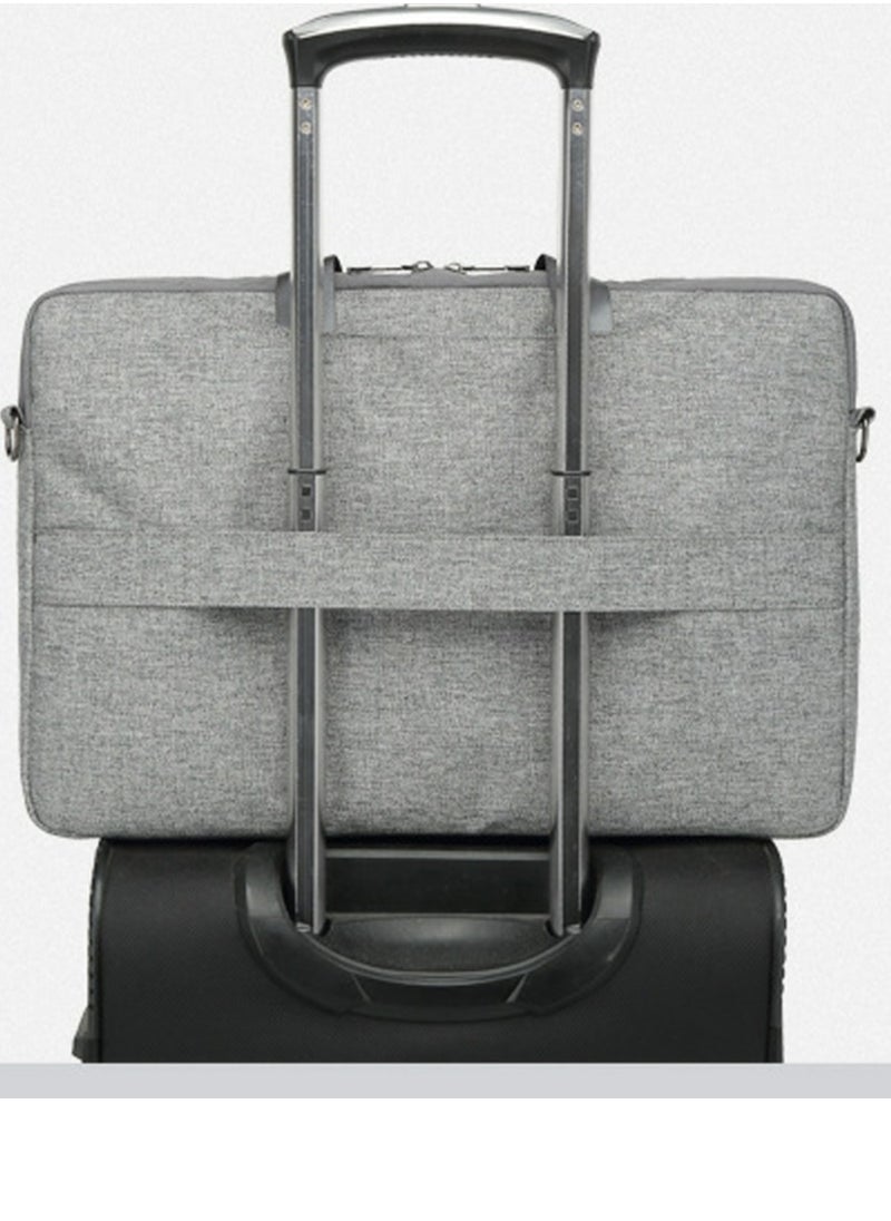 CoolBELL - Multi-Functional Laptop Briefcase Grey - Image 1